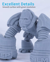 ELEGOO Standard 3D Printer Photopolymer Resin Grey 1000g, High Precision Printing Resin 405nm Low Odor UV-Curing for LCD/DLP/MSLA 3D Printer ELEGOO