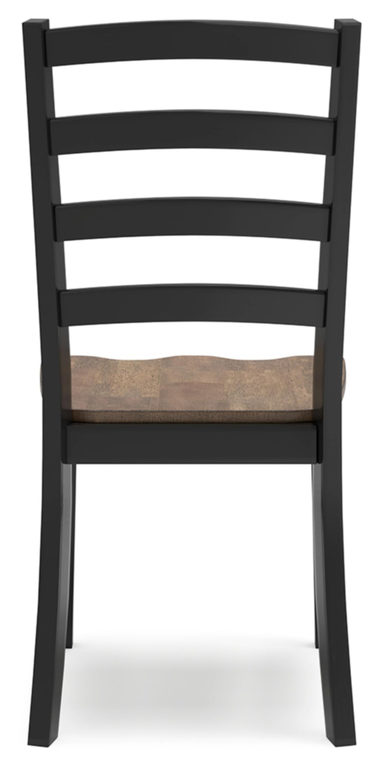 Signature Design by Ashley Wildenauer Rustic Armless Dining Chair, Set of 2, Black & Light Brown Signature Design by Ashley