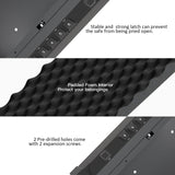 PATRON [ 25% Larger Capacity ] Gun Safe for Pistols, Biometric Handgun Safe Box, Mounted Handgun Safe Quick Access Security Safe with Fingerprint Keypad Lock for Home nightstand PATRON