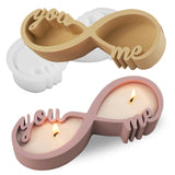 Japleed Love Candle Holder Silicone Molds, Couple Container Resin Concrete Molds, Epoxy Resin Casting Plaster Storage Jar Box Molds for Jewelry Holder Succulent Pot Valentine Decor japleed