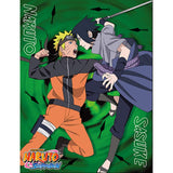 Great Eastern Entertainment Naruto Shippuden- Sasuke & Naruto Sublimation Throw Blanket 46Wx60L Great Eastern Entertainment