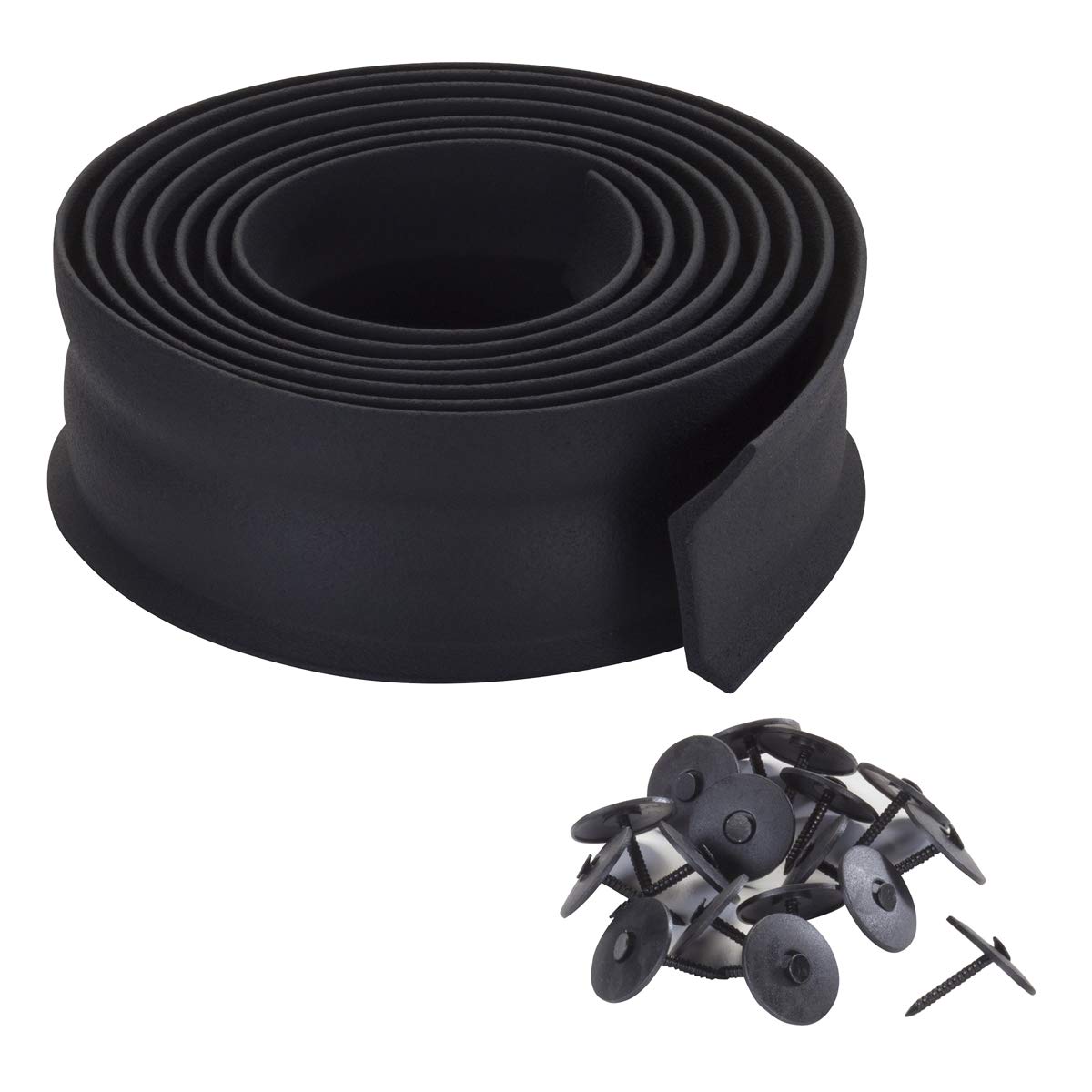 M-D Building Products 03723 9 ft. Black Rubber Garage Door Bottom Seal M-D Building Products