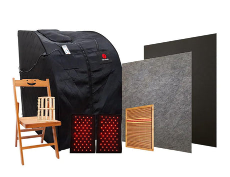 Therasage Thera360Plus Black Portable Full Spectrum Infared Sauna Therasage