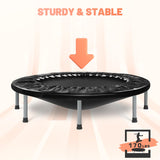 BCAN 36 Mini Trampoline Rebounder Trampoline for Adults Max Load 170lbs Small Trampoline Exercise Trampoline Fitness Trampoline Indoor/Garden Workout BCAN