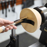 Hurricane Turning Tools, 5" Diameter Curved Tool Rest For Turning Small Bowls on Wood Lathe, 1" Diameter Post, 3" Post Length Hurricane Turning Tools