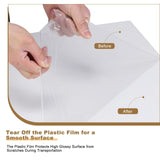 HedoAjim Black LED Coffee Table for Living Room, Living Room Table 2-Tier Square Center Tables, Wood Coffee Tables with Storage, Tea Table for Dining Reception Room HedoAjim