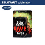 2pcs PU Clipboards, Sublimation Clipboards Office whiteboard Low Profile Folder Standard A4 Letter Size for use in Offices and classrooms Zeloyaut