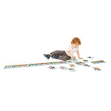 Melissa & Doug Alphabet Express Jumbo Jigsaw Floor Puzzle (27 pcs, 10 feet long) - FSC Certified Melissa & Doug