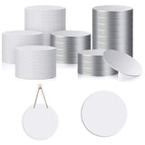 Muka 50Pcs 4.2 Inch Round Sublimation Blank Aluminum Stickers, Aluminum Sheets for Picture Frame Ornament Blank Metal Sign Muka