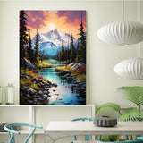 KEUASDV Diamond Painting Kits for Adults, Mountain 5D DIY Diamond Art Kits Full Drill Diamond Dots for Gift Wall Decor and Relaxation Gem Arts 12x16 inch KEUASDV