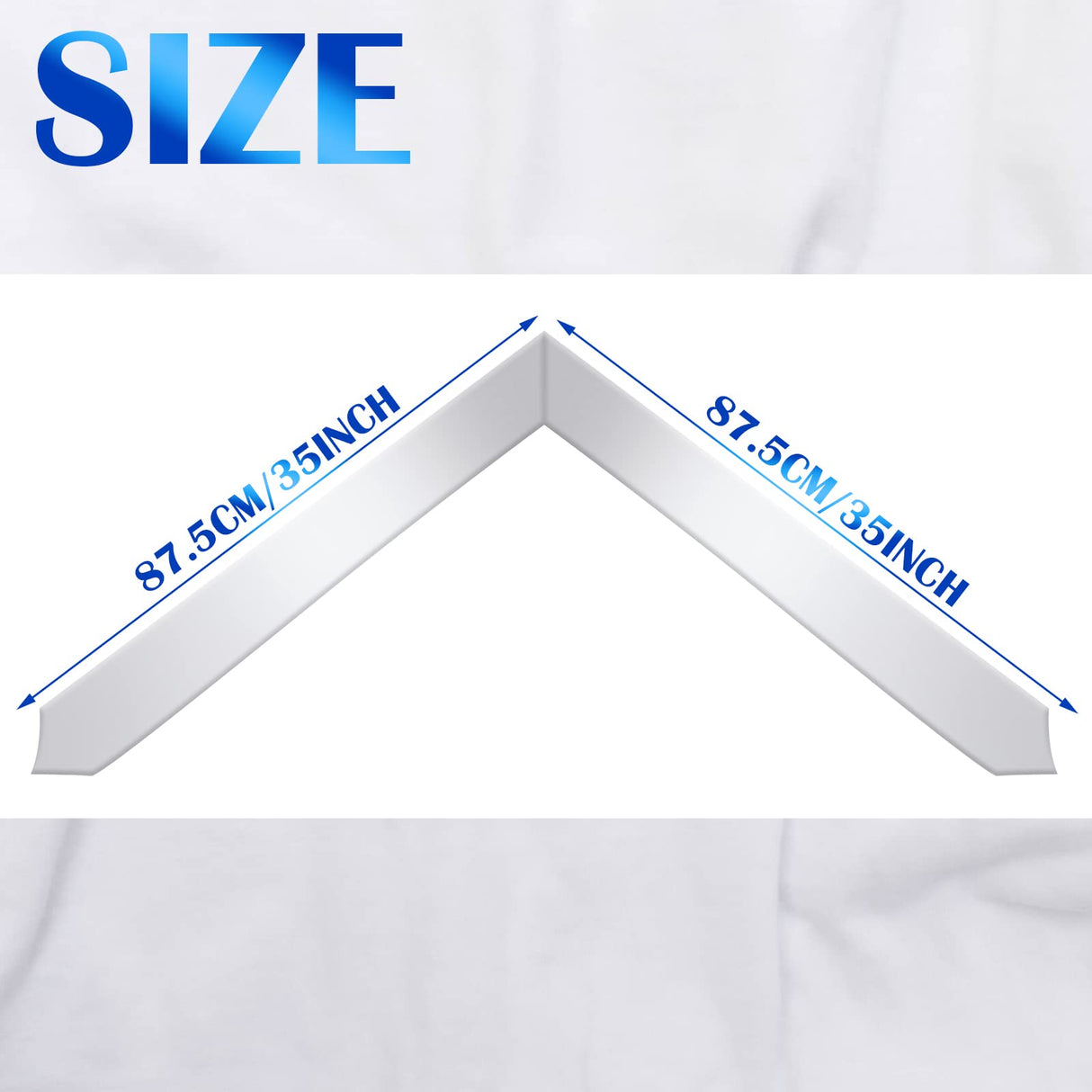 Haysandy 6 Pieces Unisex Graduation Stole Blanks Sublimation Graduation Sash Honor Stole for Graduation Students, 70 Inch(White) Haysandy