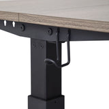 kowo Electric Height Adjustable Standing Desk, 48" Home Office Wooden Computer Desk Ergonomic Memory Control Workstation Sit Stand Desk kowo