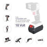 18V Replacement Charger Compatible with PCXMVC PCMVC for Porter Cable Cordless Power Tool Li-ion NiCd NiMh Battery, Upgraded 2 Pack 18V 3.7Ah Replacem KEEPTOP