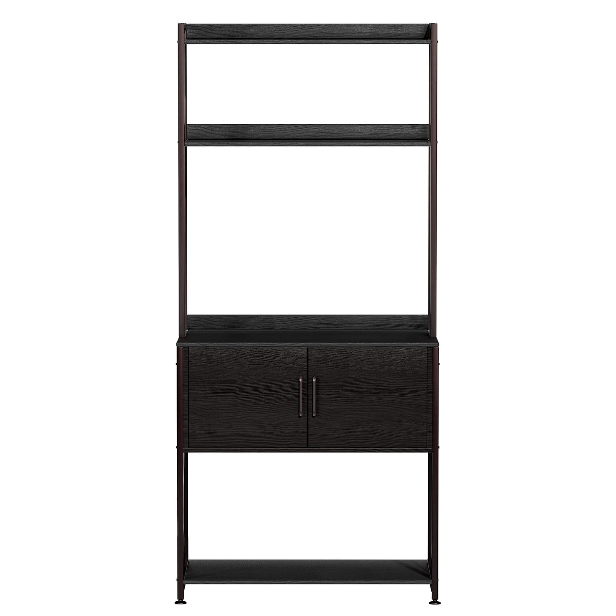 Herture 20-29 Gallon Fish Tank Stand, Aquarium Stand with 2 Shelves and Cabinet Accessories Storage, for 20 Gallon Long Aquarium, Metal Frame 32.28" L*16.53" W PG03YGB Herture