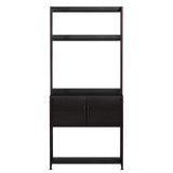 Herture 20-29 Gallon Fish Tank Stand, Aquarium Stand with 2 Shelves and Cabinet Accessories Storage, for 20 Gallon Long Aquarium, Metal Frame 32.28" L*16.53" W PG03YGB Herture