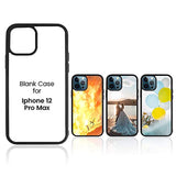 O BOSSTOP 5PCS Sublimation Blanks Phone Cases Covers for iPhone 12Pro Max, Soft Rubber Protective Shockproof Case Anti-Slip Printable DIY iPhone 12Pro Max Case(6.7 inch) O BOSSTOP