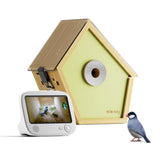 RELI Birddy® Nest with Camera & Monitor, 2K Resolution Cam Plug-and-Play Bird House with 24/7 Live Stream, Outdoor Nesting Box for Garden Birds, Ideal Gift for Bird Lover Watching Birds RELI