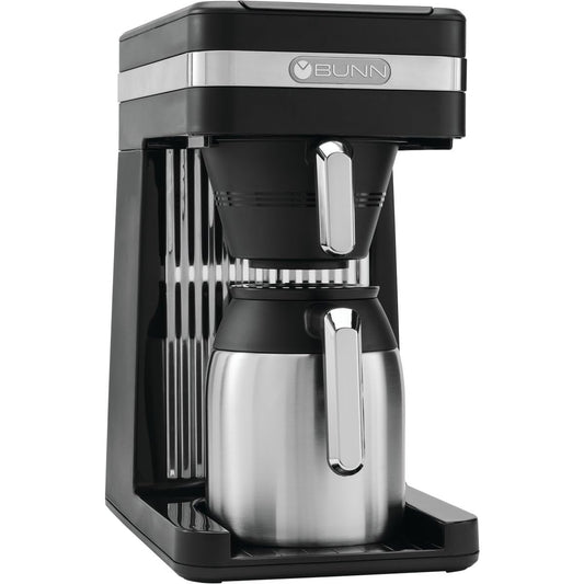 BUNN 55200 CSB3T Speed Brew Platinum Thermal Coffee Maker Stainless Steel, 10-Cup, Black