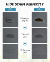 AMOAMI-Coffee Mat Hide Stain Rubber Backed Absorbent Dish Drying Mat for Kitchen Counter-Coffee Bar Accessories Fit Under Coffee Maker Coffee Machine Coffee Pot Espresso Machine 12"x19" Dark Grey AMOAMI