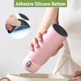 20Pcs Rubber Bottoms for Sublimation Tumblers,Protective Anti-Slip Silicone Bottoms with Adhesive for Skinny Tumblers, Thermal Bottle,Mason Jars (56mm , Black) HOYDATE