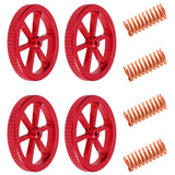 Creality Official Metal Leveling Nuts and Springs Upgraded Set for Ender 3/3 Pro/3 V2/3 Max, Ender 5/5 Plus/ 5 Pro, CR 10 Series 3D Printer Kit for Bed Staying Level (4Pcs) Creality