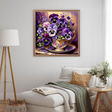 MOMDEDP Flowers Diamond Painting Kits for Adult-Moth Orchid Diamond Art Kits for Adults,5D Diamond Painting Flower,DIY Full Drill Diamond Painting Flower Gem Art and Crafts 12x12inch MOMDEDP