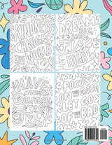 Motivational Positive Quotes: An Inspirational Coloring Book for Women with Stress Relieving Designs and Uplifting Affirmations for Kids, Teens & Adults (Positive Energy Gift) WoodArtSupply