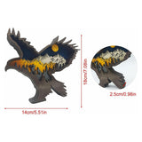 Drawelry 3D Wood Carving Animals Lamp Home Decorative, Cute Bear Family Elephant Presents Ideas Christmas Living Room Office Decor Warm LED Night Lights Gift for Friend Daughter Son Mom Dad (Eagle) Drawelry