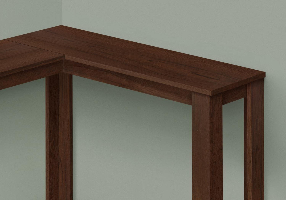 Monarch Specialties 3661 Accent Table, Console, Entryway, Narrow, Corner, Living Room, Bedroom, Laminate, Brown, Contemporary, Modern Table-36 / Cherry, 35.5" L x 35.5" W x 32" H Monarch Specialties