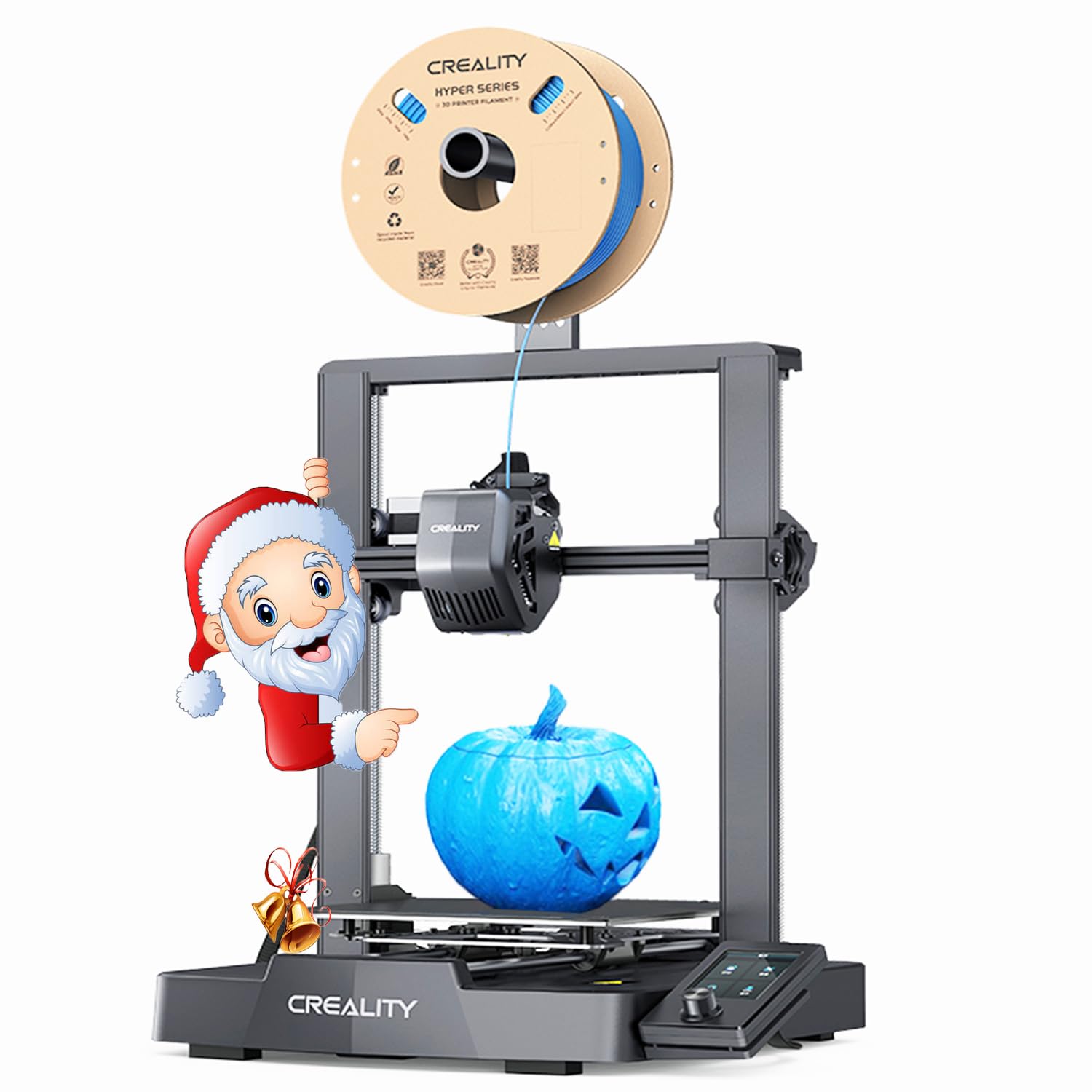 Creality Ender 3 V3 SE 3D Printer,CR Touch Strain Sensor for Auto Leveling 250mm/s Max Printing Speed Sprite Direct Extruder Dual Z-axis and Y-axis Print Size 8.66 * 8.66 * 9.84in - WoodArtSupply