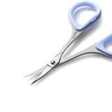 Beaditive Sewing and Embroidery Scissors Set (2 pcs) Curved and Straight, Sharp, Stainless-Steel Design | Precision Tips, Ergonomic Rubber Handle Grip | Small, Compact DIY Use (Extra Sharp) Beaditive