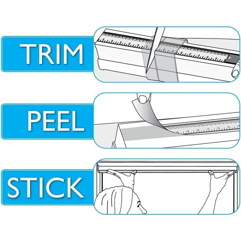 Redi Shade No Tools Easy Lift Trim-at-Home Cordless Pleated Light Blocking Fabric Shade Natural, 30" W x 64" L, (Fits windows 19 in - 30 in) Redi Shade