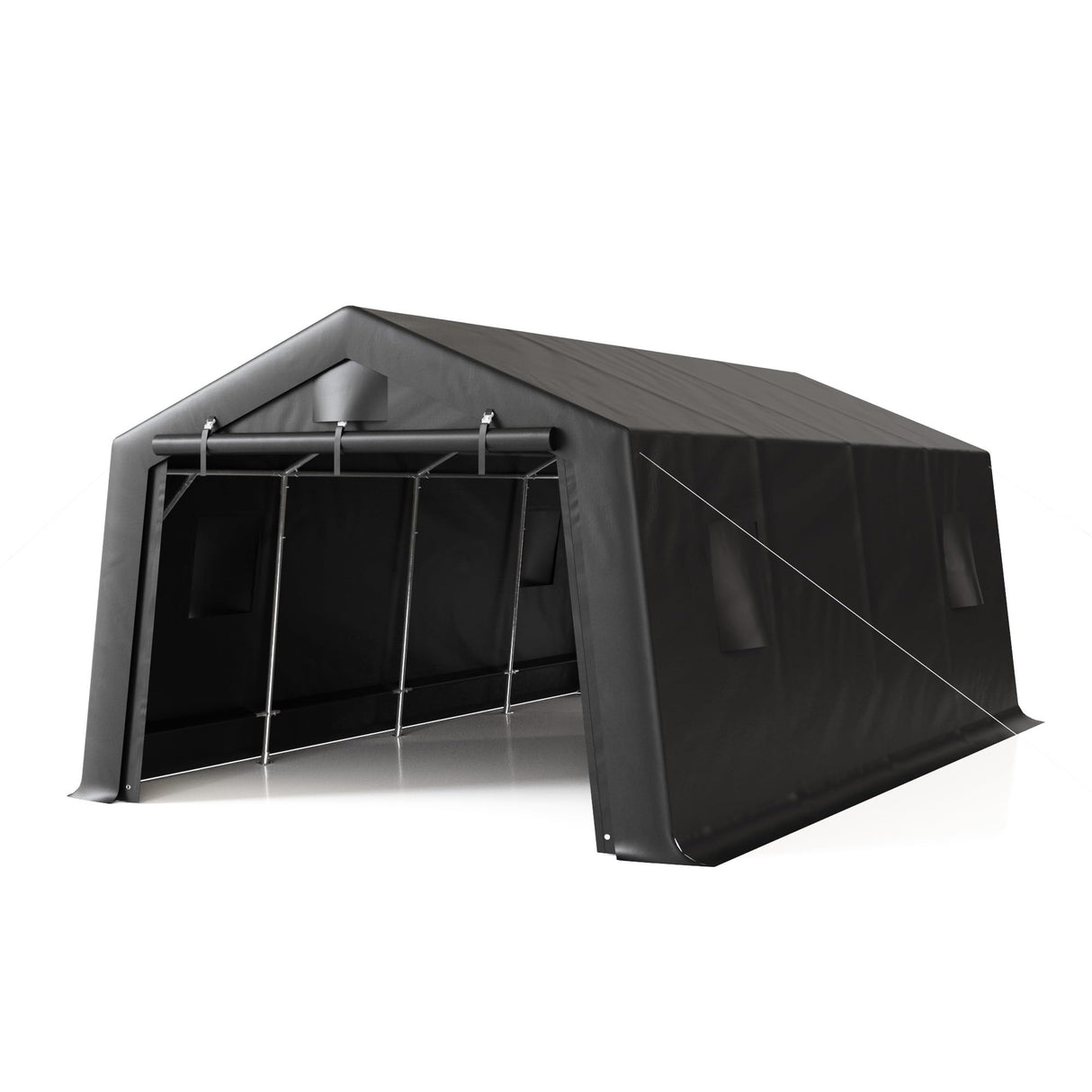 VONZOY 12'×20' Heavy Duty Carport,Car Canopy Portable Garage with Roll-up Zipper Door,Thick Shelter Storage Canopy Tent with All-Steel Metal Frame,Sunshade Waterproof for Motorcycle Car, Truck,SUV VONZOY