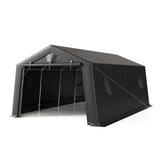 VONZOY 12'×20' Heavy Duty Carport,Car Canopy Portable Garage with Roll-up Zipper Door,Thick Shelter Storage Canopy Tent with All-Steel Metal Frame,Sunshade Waterproof for Motorcycle Car, Truck,SUV VONZOY