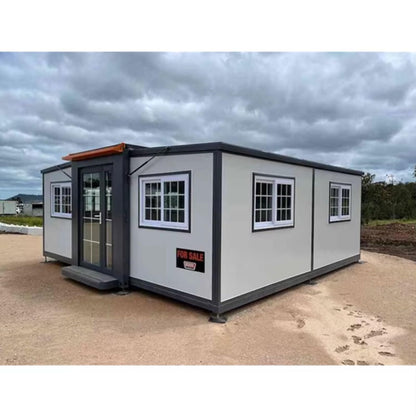 Movable Expandable Shipping Container Frame House 20 Ft and 40 Ft 2 Bedroom Expandable Container Tiny House - WoodArtSupply