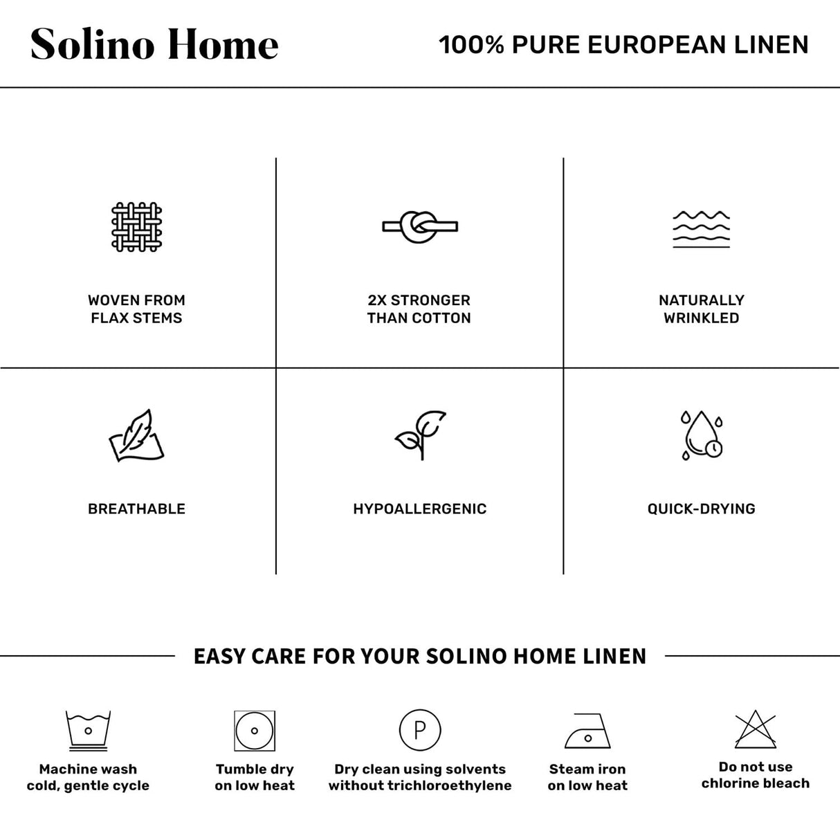 Solino Home Linen Farmhouse Placemats Set of 4-100% Pure Linen White and Natural Placemats 14 x 19 Inch for Fall, Autumn, Thanksgiving, Christmas, Holiday, Winter Solino Home