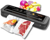 MegaWise Powerful and Compact Vacuum Sealer Machine One-Touch Automatic Food Sealer MEGAWISE