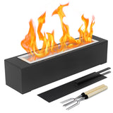 KORNIFUL Tabletop Fire Pit with S’Mores Maker Kit – Large Indoor & Outdoor Portable Fireplace for Patio, Balcony, Holiday Parties, Family Gatherings & Friday Nights – Premium Table Top Firepit KORNIFUL