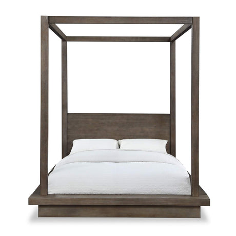 Modus Furniture Solid Wood Bed, Queen, Melbourne - Dark Pine Modus Furniture