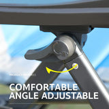 TIMBER RIDGE Zero Gravity polyester Chair Oversized Recliner 350lbs Capacity Patio Lounge Chair Padded Lawn Chair with Headrest XXL for Outdoor, Camping, Patio, Lawn, Blue TIMBER RIDGE