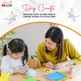 Origami Paper 500 Sheets Premium Quality for Arts and Crafts 6" Square Sheets 20 Vibrant Colours Same Colour on Both Sides 100 Design Ebook Included (See Back of Cover for Download info) Origami Craze