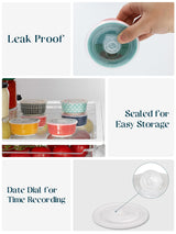 DOWAN Ramekins with Lids 4 oz Oven Safe for Creme Brulee Souffle, Ceramic Custard Cups for Baking, Mini Bowls for Pudding Dip Ice Cream, Set of 6, Vibrant Colors DOWAN