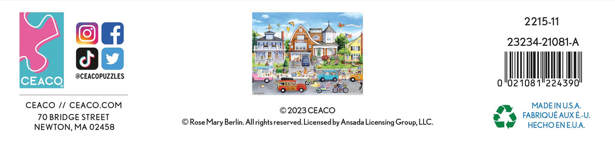 Ceaco - Summer by The Beach - 300 Piece Jigsaw Puzzle Ceaco