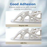 FLASHFORGE ABS Pro Filament 1.75mm Black, 3D Printer Filament 1kg (2.2lbs) Spool-Dimensional Accuracy +/- 0.02mm, Hot Deformation Below 90℃, Great for Printing Heat-Resistant Functional Parts FLASHFORGE