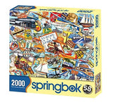 Springbok's 2000 Piece Jigsaw Puzzle Wanderlust - Made in USA Springbok