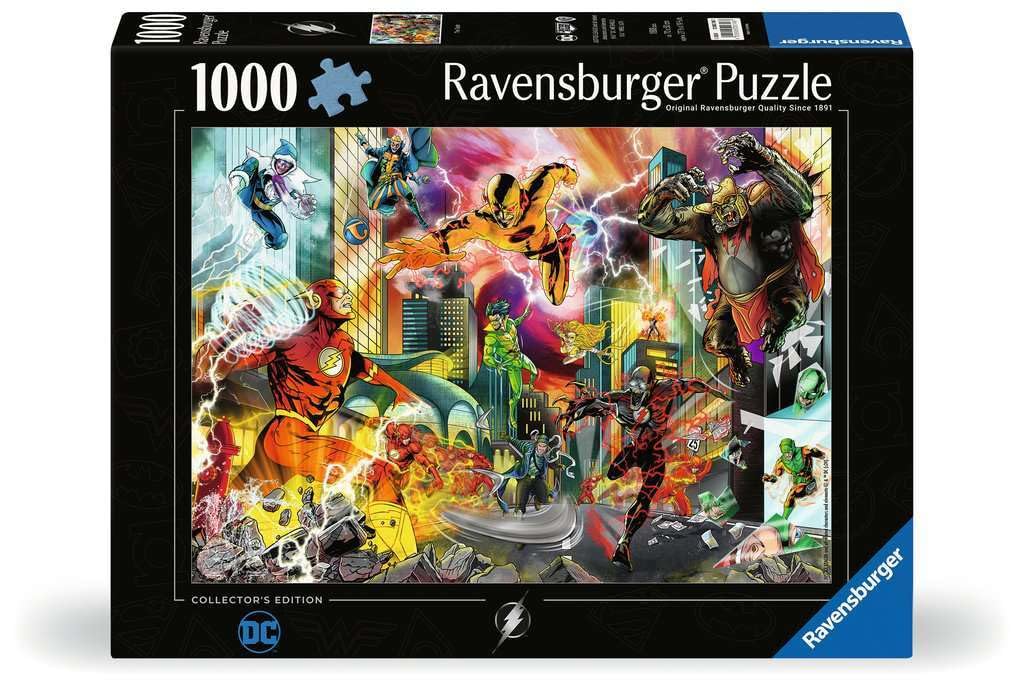 Ravensburger DC Collector’s Edition The Flash 1000 Piece Jigsaw Puzzle for Adults - 12000748 - Handcrafted Tooling, Made in Germany, Every Piece Fits Together Perfectly Ravensburger