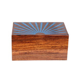 Sunrise Wood Store Wooden Urn for Human Ashes - Rosewood Engraved Funeral Urns for Adult Male Female Pets - Burial Urn for Adults - Adult/Male/Female KHIZAR HANDICRAFT