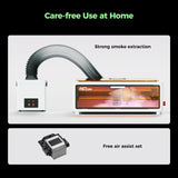 Creality Falcon A1 10W Laser Engraver, 80W Powerful Output, Fully Enclosed, 600mm/s Speed, HD Camera Auto Positioning, Pre-Assembled&Smart Material Recognition, Ideal for Wood & Metal, Class 1 Safety Creality