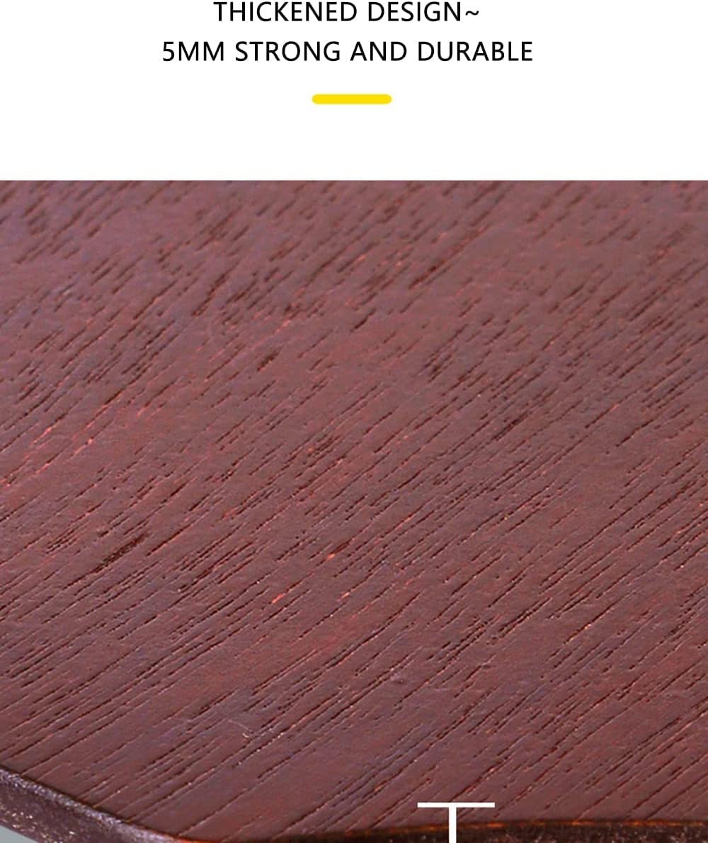 KIILOMP Oval Walnut Wooden Paint Palette 16 * 12inch - Artist Oil Paint Palette Walnut Palettes 30 * 40 for Acrylic Watercolor Oil Paints (Oval 30 x 40 cm) KIILOMP