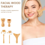Meifuly 13 in 1 Wood Therapy Massage Tools with Luxury Storage Shelf, Complete Maderotherapia Wooden Massager Kit for Body Shaping, Lymphatic Drainage, Muscle Pain Relief, Anti-Cellulite Meifuly